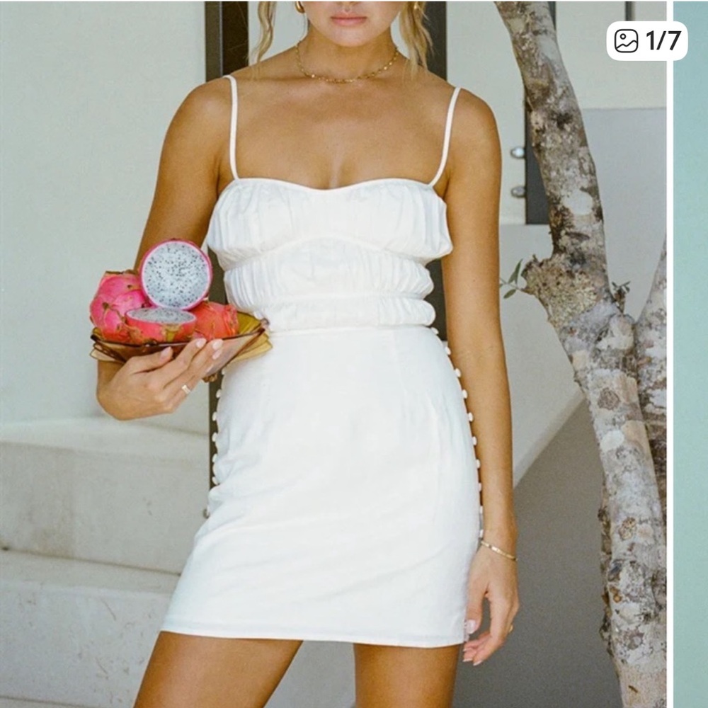 Sabo Pana White Mini Dress Size XS New with tag